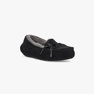 Ugg Ansley Lace Women Slippers Black (7061DYJOE)